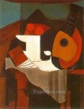Compotier and mandolin book 1924 cubism Pablo Picasso